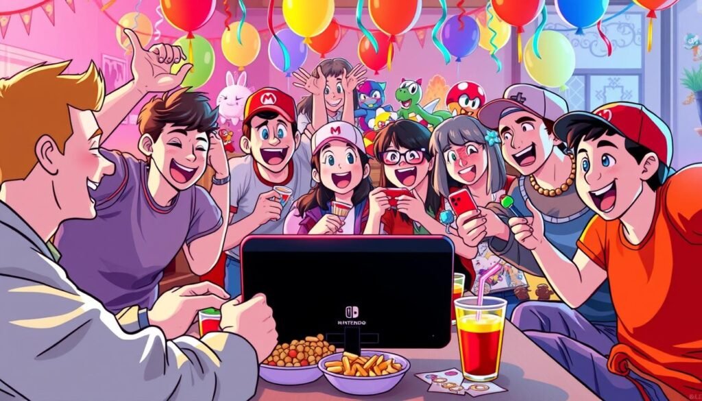 Nintendo party game experience